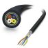 Phoenix Contact Cat5 Unterminated Ethernet Cable, Shielded Shield, Black, 100m
