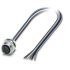 Phoenix Contact Straight Female M12 to Sensor Actuator Cable, 500mm