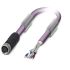 Phoenix Contact Straight Female M8 to Bus Cable, 5m