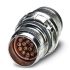 Phoenix Contact Circular Connector, 17 Contacts, Front Mount, M17 Connector, Socket, Female, IP67, ST Series