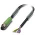 Phoenix Contact Straight Male M8 to Unterminated Sensor Actuator Cable, 5m