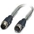 Phoenix Contact Straight Male M12 to Straight Female M12 Bus Cable, 10m