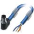 Phoenix Contact Right Angle Male M12 to Bus Cable, 2m