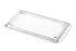 Hammond Polycarbonate Lid, 2.4in W, 111.76mm L for Use with 1591B enclosures