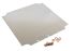 Hammond Steel Mounting Plate, 9.87in W, 255.016mm L for Use with 1590ZGRP234 enclosure