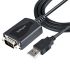 StarTech.com RS232 DB-9 Male to USB A Male Converter Cable