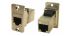 RS PRO Single-Port RJ45 Female Feedthrough Ethernet Connector, Cat6, Shielded