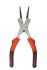 SAM Long Nose Pliers, 210 mm Overall, Straight Tip