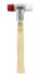 SAM Round Cellulose Acetate Mallet 370g With Replaceable Face