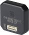 Schurter 3-132-515 Series Illuminated Push Button Switch, (On)-Off, Panel Mount, SPST, Black LED, IP40