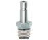 Norgren PNEUFIT 10 Series Straight Threaded Adaptor, R 1/8 Male to Push In 4 mm, Threaded-to-Tube Connection Style