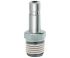 Norgren PNEUFIT 10 Series Straight Threaded Adaptor, R 1/8 Male to Push In 6 mm, Threaded-to-Tube Connection Style,