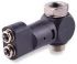 Norgren PNEUFIT 10 Series Straight Threaded Adaptor, G 1/8 Male to Push In 4 mm, Threaded Connection Style