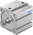 Festo Pneumatic Compact Cylinder - 8092134, 63mm Bore, 40mm Stroke, ADN-S Series, Double Acting