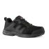 Black Toe Capped Safety Shoes, UK 3, EU 36
