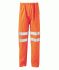 Pantalon haute visibilité Orbit, Orange, Antistatique, Retardateur de flamme