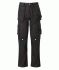 Black multi pocket PRO trousers with kne