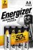 Energizer Energizer Alkaline AA Zinc Manganese Dioxide AA Battery, 2.7Ah, 1.5V - Pack of 4