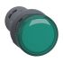 Schneider Electric - Easy Series, XA2, Panel Mount Green LED Pilot Light, 22mm Cutout, IP65, Round, 110V