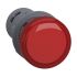 Schneider Electric - Easy Series, XA2, Panel Mount Red LED Pilot Light, 22mm Cutout, IP65, Round, 110V
