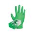 Traffi TD04 Green Powder-Free Nitrile Disposable Gloves, Size L, Food Safe, 100 per Pack