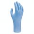 Showa Puderfrei Einweghandschuhe aus Nitril puderfrei, lebensmittelecht blau, EN374-1, EN374-5 Größe Klein, 90 Stück