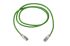 HellermannTyton Connectivity Cat6a RJ45 to RJ45 Ethernet Cable, S/FTP, Green, 1m