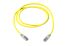 HellermannTyton Connectivity Cat6a RJ45 to RJ45 Ethernet Cable, S/FTP, Yellow, 1m