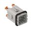 ILME Heavy Duty Power Connector Insert, 10A, Male, CKSH Series, 4P + T Contacts