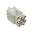 ILME Heavy Duty Power Connector Insert, 10A, Female, CQ Series, 12P + T Contacts