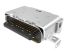 Amphenol Communications Solutions USB-C csatlakozó Aljzat Derékszögű, Középre szerelhető, verzió: USB3.2, 5A