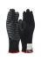 Polyco Healthline Black Anti-Vibration Precision Handling Gloves, Size 8