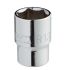 SAM 1/4 in Drive 6mm Standard Socket, 6 point, 25 mm Overall Length