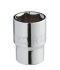 SAM 1/4 in Drive 8mm Standard Socket, 6 point, 25 mm Overall Length