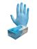 Traffi Blue Nitrile Disposable Gloves, Size S, 100 per Pack