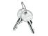 Rittal SZ Series Key with 3524 E barrel For Use With Security Lock 3524 E