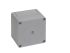 Rittal PK Series Grey Polycarbonate General Purpose Enclosure, IP66, IK08, Flanged, Grey Lid, 110 x 110 x 90mm