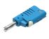 Cable de prueba Electro PJP de color Azul, Macho, 30 → 60V, 36A
