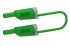 Cable de prueba Electro PJP de color Verde, Macho, 600V, 36A, 100cm