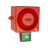 Clifford & Snell 声光报警器, 230 V 交流电源, 1米外116dB, IP66, 绿色灯罩, YL80 Hi Vis系列