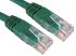 RS PRO Cat6 Straight Male RJ45 to Straight Male RJ45 Ethernet Cable, UTP, Green PVC Sheath, 500mm