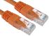 RS PRO Cat6 Straight Male RJ45 to Straight Male RJ45 Ethernet Cable, UTP, Orange PVC Sheath, 1.5m