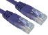 RS PRO Cat6 Straight Male RJ45 to Straight Male RJ45 Ethernet Cable, UTP, Purple PVC Sheath, 1.5m