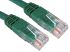 RS PRO, 15m Cat6, Green RJ45 to Male RJ45 Male, UTP, Terminated PVC Sheath