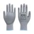 245N* Grey Glass Fiber, HPPE, Polyester, Spandex, Steel Cut Resistant, Dry Environment, Good Dexterity Work Gloves,