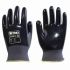 250FC* Polyester Abrasion Resistant, Dry Environment, Good Dexterity, Tear Resistant Work Gloves, Size XS, Nitrile