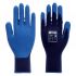 299T* Blue Acrylic General Purpose Work Gloves, Size 8, Medium, Latex Coating