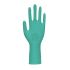 GA009* Green Nitrile Chemical Resistant Work Gloves, Size 8, Medium