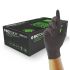 Unigloves GM009* Black Powder-Free Nitrile Disposable Gloves, Size L, Food Safe, 100 per Pack