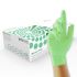 GP0*** Green Powder-Free Nitrile Disposable Gloves, Size XS, Food Safe, 100 per Pack